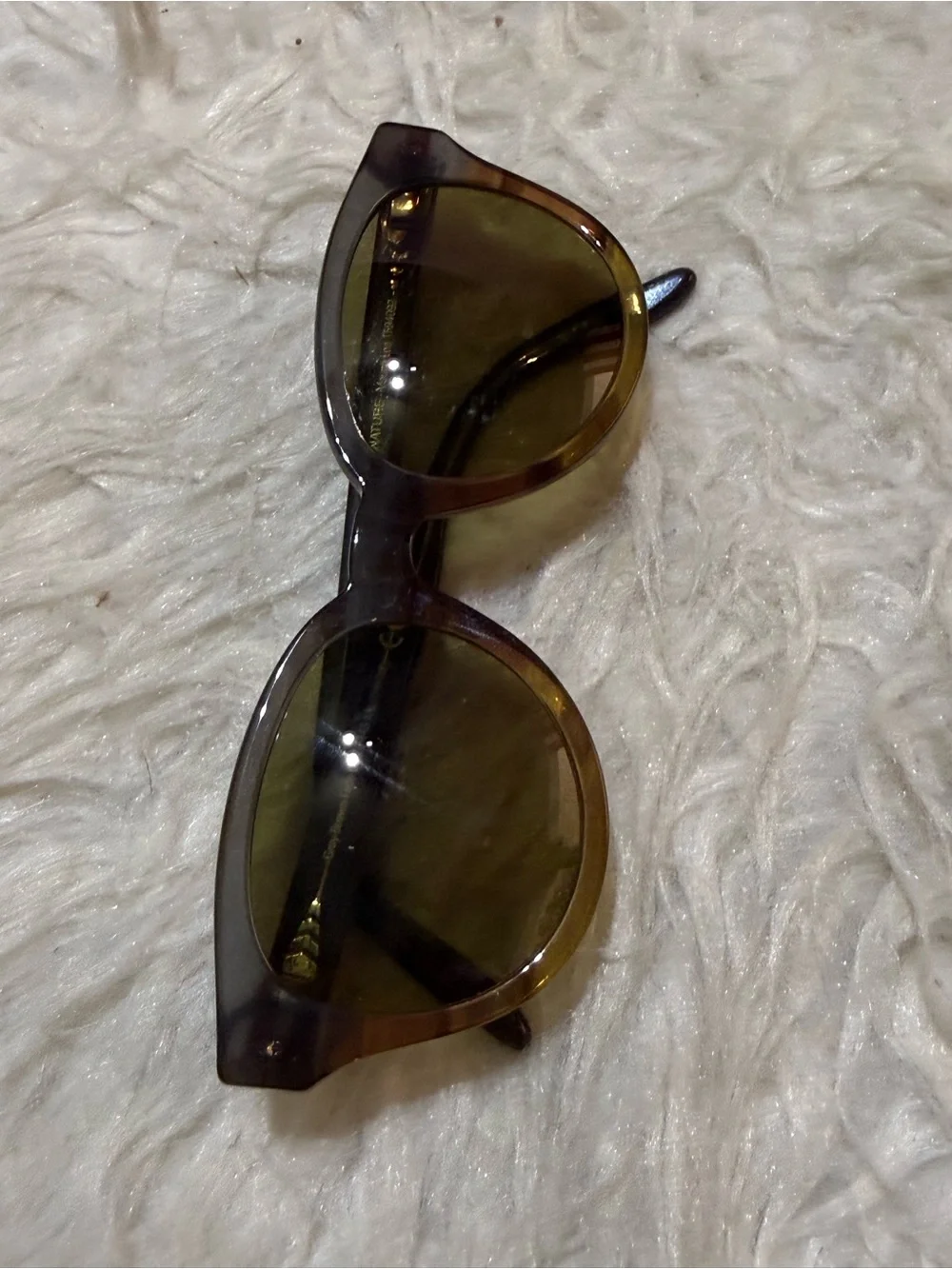 Kirkland Brown Gradient Round Sunglasses Gray Brown Fade 51/20 Made in Italy